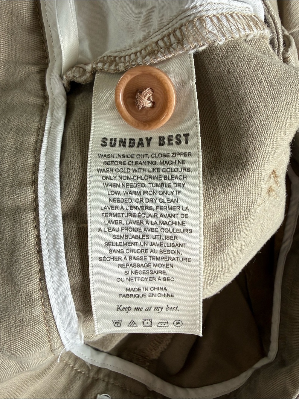 Sunday Best - Meriliese Khaki Shorts Size 4 - Picture 7 of 8